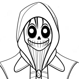 Page A Colorier De Jack Sans Yeux 69283-57091