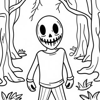 Page A Colorier De Jack Sans Yeux Dans Les Bois 69284-57093