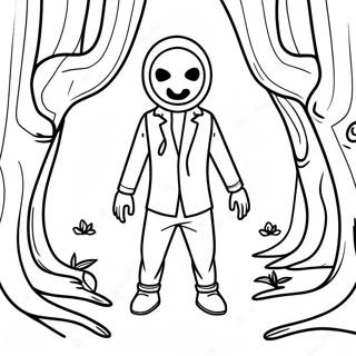 Page A Colorier De Jack Sans Yeux Dans Les Bois 69284-57095