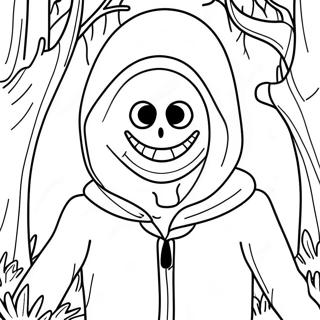 Page A Colorier De Jack Sans Yeux Dans Les Bois 69284-57096