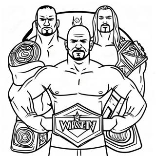 Page A Colorier Du Match De Championnat De La Wwe 69324-57135