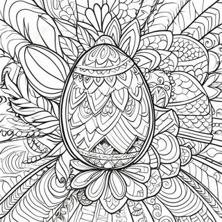 Page A Colorier Doeuf Pysanky Complexe 69374-57175