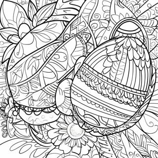 Page A Colorier Doeuf Pysanky Complexe 69374-57176