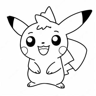 Page A Colorier De Pikachu Chibi Mignon 69384-57182