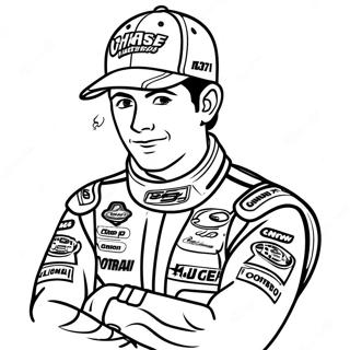 Chase Elliott Pages À Colorier