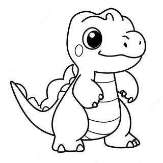 Totodile Pages À Colorier