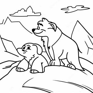 Page A Colorier De Laventure De Skye Et Everest 69413-57202