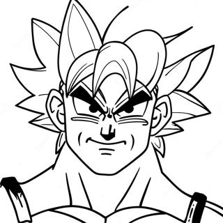 Page A Colorier De Bardock 69423-57206