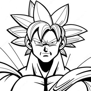 Page A Colorier De Bardock 69423-57208