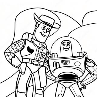 Page A Colorier Laventure De Woody Et Buzz Leclair 6945-5648