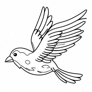 Oiseau Pour Adultes Pages À Colorier