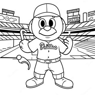 Page A Colorier Mascotte Des Phillies 69543-57299