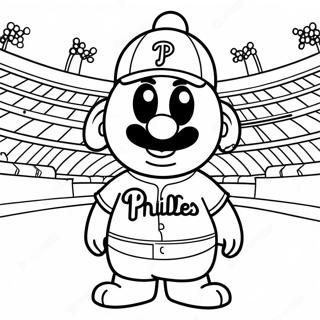 Page A Colorier Mascotte Des Phillies 69543-57300