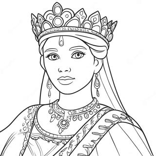 Page A Colorier La Brave Reine Esther 6955-5653