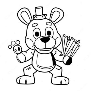 Page A Colorier Lefty De Fnaf 69573-57322