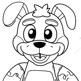 Page A Colorier Cute Lefty De Fnaf 69574-57325