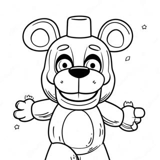 Page A Colorier Cute Lefty De Fnaf 69574-57327