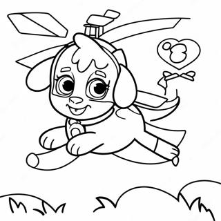 Page A Colorier Helicoptere De Skye De Paw Patrol 69593-57342