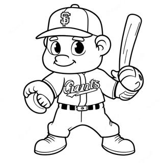 Page A Colorier Mascotte Des Sf Giants 69624-57369