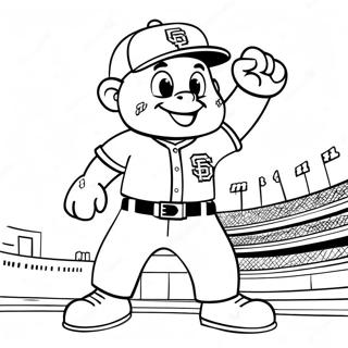 Page A Colorier Mascotte Des Sf Giants 69624-57370