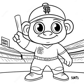 Page A Colorier Mascotte Des Sf Giants 69624-57372