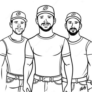 Page A Colorier Dude Perfect 6964-5659