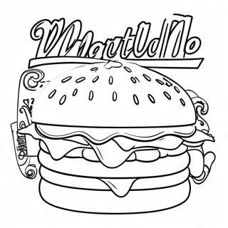 Page A Colorier De La Mascotte Whataburger 69674-57403