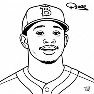 Page A Colorier De Mookie Betts 69703-57423