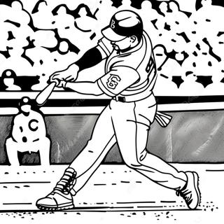 Page A Colorier De Mookie Betts Frappant Un Home Run 69704-57434