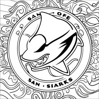 Page A Colorier Du Logo Des San Jose Sharks 69713-57438