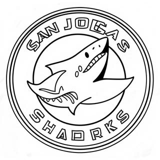 Page A Colorier Du Logo Des San Jose Sharks 69713-57439