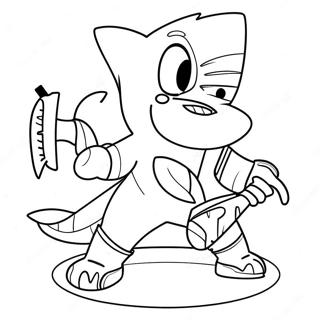 Page A Colorier De La Mascotte Des San Jose Sharks 69714-57471