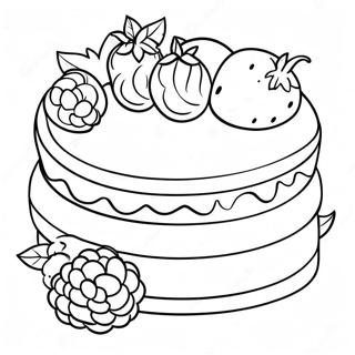 Page A Colorier De La Delicieuse Tarte Aux Framboises 69724-57747