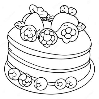 Page A Colorier De La Delicieuse Tarte Aux Framboises 69724-57748