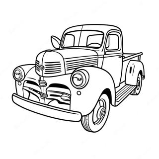 Page A Colorier Du Camion Dodge Classique 69764-57467