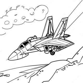 Page A Colorier F14 Tomcat 69863-57554