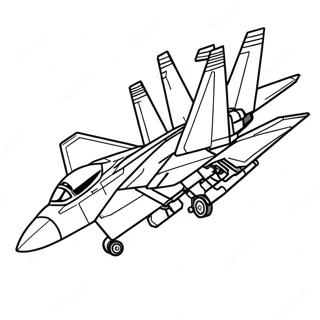 Page A Colorier F14 Tomcat 69863-57555