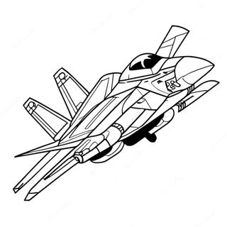 Page A Colorier F14 Tomcat En Vol 69864-57550