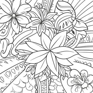 Page A Colorier Decorations Hawaiennes 69923-57827