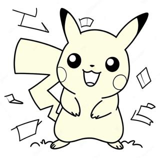 Page A Colorier Pikachu En Action 69934-57632