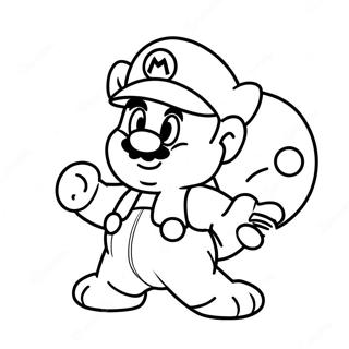 Page A Colorier Mario Tanooki 69963-57855