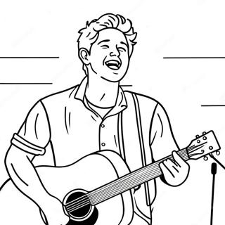 Page A Colorier Niall Horan Chantant Sur Scene 69974-57644