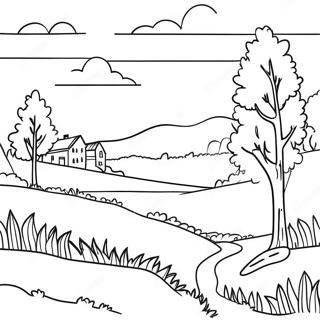 Page A Colorier Du Beau Paysage De Pennsylvanie 70034-57701