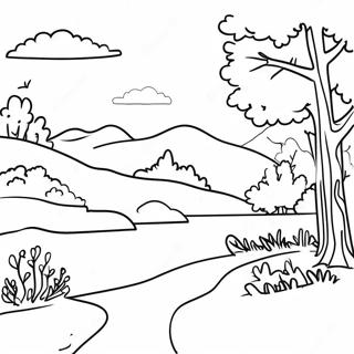 Page A Colorier Du Beau Paysage De Pennsylvanie 70034-57922