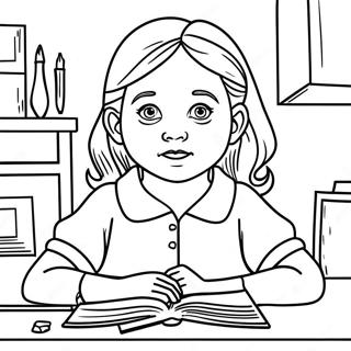 Page A Colorier Matilda 7004-5690