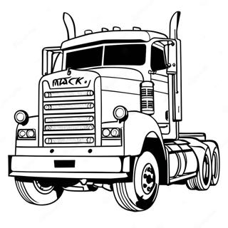 Page A Colorier Du Camion Mack 70053-57942