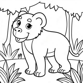 Page A Colorier Animaux De La Jungle 70133-57994