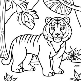 Page A Colorier Animaux De La Jungle 70133-57995