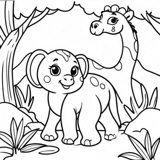 Page A Colorier Animaux De La Jungle 70133-57996