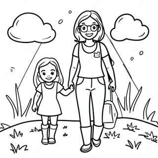 Page A Colorier Maman Et Fille Aventurieres 7015-5709